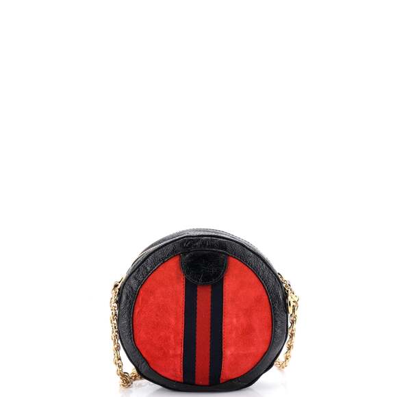 Gucci Ophidia Round Shoulder Bag Suede #215094G81B - Picture 3 of 7